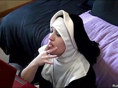Anal, Culo, Hembra, Nudista, Monja, Fumando, Solo, Camara web