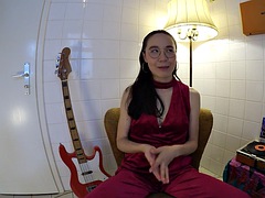 Enthousiasteling, Kont, Grote mammen, Kwartet, Duits, Lesbisch, Tatoeage, Tieten likken