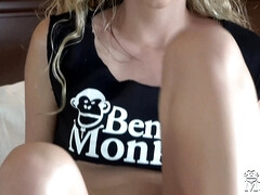 Blond, Pijpbeurt, Diep in de keel, Voetbeurt, Handbeurt, Hardcore, Masturbatie, Gezichtspunt