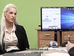 Vorstellungsgespräch, Schönheit, Blondine, Hd, Masturbation, Geld, Muschi, Jungendliche (18+)
