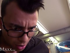 美人, デカパイ, 茶髪の, エロ熟女, なめる, 淫乱熟女, ストッキング, ヤリマンの