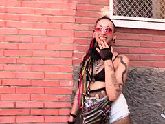 Amateur, Mamada, Morena, Español, Tetas