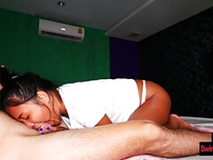 Amateur, Asiatique, Cul, Gros cul, Sucer une bite, Gorge profonde, Adolescente, Thaïlandaise