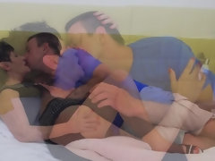 フェラチオ, 顔射, 熟年