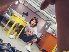 Arsch, Blasen, Hundestellung, Handjob, Dürr, Jungendliche (18+), Titten, Spanner