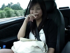 Leie, Asiatisch, Blasen, Braunhaarige, Auto, Hd, Japanische massage, Im freien