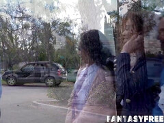 18 jaar, Daddy, Diep in de keel, Sperma in gezicht, Likken, Klein, Tiener, Trio