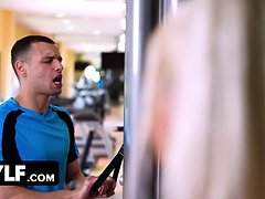 Hot Bodied Blonde Milf Needs Young Stud To Release The Tension After A Sweaty Workout In The Gym