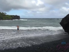 Leie, Bikini, Blondine, Freundin, Pov, Dürr, Scherzbold, Titten