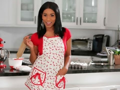 Lécher le cul, Gros cul, Noire, Sucer une bite, Noir ébène, Interracial, Cuisine, Mère que j'aimerais baiser