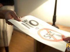 デカ尻, フェラチオ, 茶髪の, イく瞬間, 顔射, 怪物, 三人, 濡れ