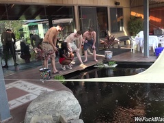 デカパイ, 黒人, 顔射