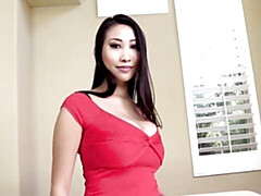 Asian chick with round bottom Sharon Lee fucked from behind