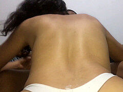 Éjaculation interne, Fille latino, Lingerie, Adolescente