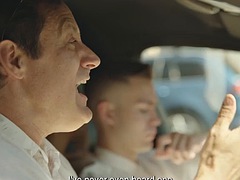 Pijpbeurt, Bruinharig, Bedriegen, Europees, Hardcore, Verleid, Tieten likken, Vrouw