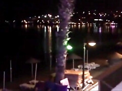 Mooi, Rondborstig, Voetbeurt, Latex, Natuurlijk, Orgasme, Openbaar, Kousen