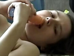 Cul, Doigter, Maigrichonne, Solo, Dénudage, Adolescente, Nénés, Jouets