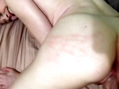 Cul, Chambre à dormir, Sucer une bite, Tir de sperme, Mignonne, En levrette, Innocente, Pov