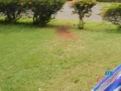 Amateur, Mamada, Semen en la boca, Al aire libre, Pov, Público, Afeitado, Tetas