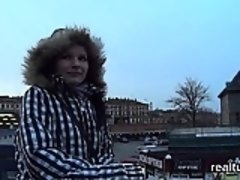 Enthousiasteling, Bruinharig, Tsjechisch, Openbaar, Realiteit, Tiener, Bekijker