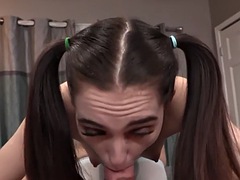 Amateur, Sucer une bite, Fétiche, Poilue, Lingerie, Pov, Suçant, Adolescente