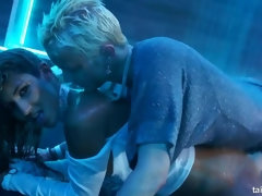 ブロンド, フェラチオ, 茶髪の, ダンス, キス, なめる, ポルノスター, オマンコ