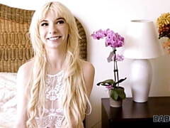 18, ブロンド, フェラチオ, チェコ, 爸, Hd, ティーン