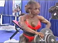 美女, 緊縛, 筋肉, 一人, ヴィンテージ