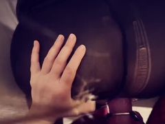 Enthousiasteling, Bondage discipline sadomasochisme, Dominante vrouw, Fetisj, Rijpe lesbienne, Orgasme, Panty, Voorbinddildo