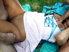 Leie, Grosser schwanz, Kehlenfick, Würgen, Gruppe, Im freien, Öffentlich, Jungendliche (18+)