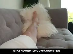 Stepmother lillith morningstar gets tricked by step son and fucked