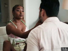 Papa, Domination, Noir ébène, Interracial, Chatte, Espionne, Gicler, Tabou