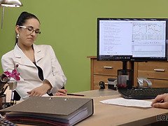 Vorstellungsgespräch, Schönheit, Blasen, Hd, Milf, Geld, Pov, Stiefmutter