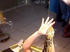 デカパイ, フェラチオ, 茶髪の, フェティッシュ, 指いじり, ヴィンテージ