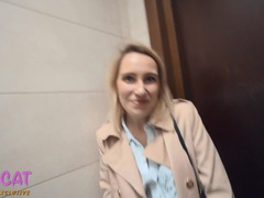 Enthousiasteling, Grote lul, Blond, Pijpbeurt, Hd, Gezichtspunt, Sperma, Zuigen