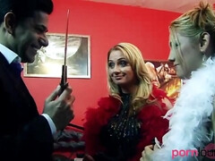 Blondine, Blasen, Aufs gesicht abspritzen, Fetisch, Gruppe, Handjob, Hardcore, Masturbation