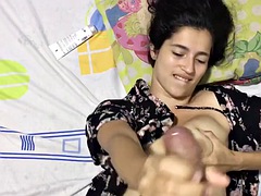 I catch my stepsister lying down and fuck her very hard