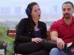 Enthousiasteling, Pijpbeurt, Stel, Groepseks, Hd, Roodharige vrouw, Tiener, Tieten likken