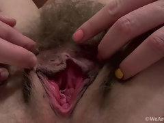 Culo, Morena, Peludo, Lencería, Masturbación