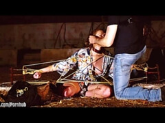 Bondage discipline sadomasochisme, Gebondenheid, Dominatie, Fetisj, Hardcore, Hd, Pissen, Roodharige vrouw