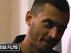 Sucer une bite, Brunette brune, Mignonne, Hd, Léchez, Chatte, Tatouage, Nénés