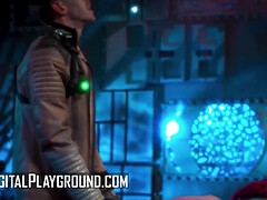 美女, デカチン, バック, 顔射, 怪物, オマンコ, 剃毛, オッパイの