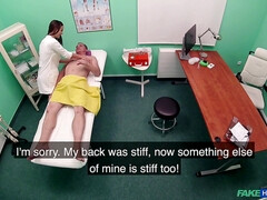 デカチン, フェラチオ, 茶髪の, 医者, ハメ撮り, オマンコ, 馬乗り, オッパイの