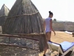 Plage, Masturbation, De plein air, Solo, Adolescente