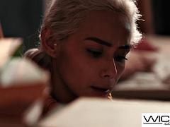 Super Hot Blonde Model Strips Down To Take Photos  Fuck ft. Dean Van Damme  Veronica Leal: Porn