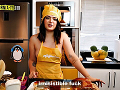 Grote kont, Grote mammen, Braziliaans, Bruinharig, Lesbisch