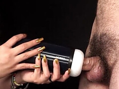 Grosse bite, Tir de sperme, Branlette thaïlandaise, Interracial, Fille latino, Maman, Rugueux, Belle mère