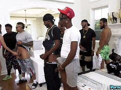 フェラチオ, 茶髪の, イマラチオ, チン, 異人種間, 怪物, 小柄, フェラする