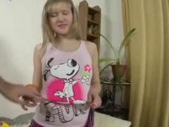 Blonde Russian Teen Extreme Anal
