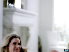 Grosse titten, Blondine, Paar, Hardcore, Hd, Muschi, Stiefmutter, Titten